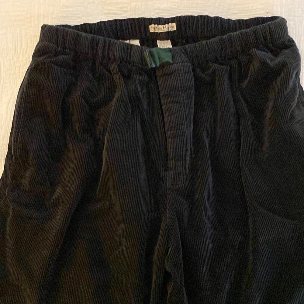 Vintage Smith & Hawkin brand Japanese Gardner Pants for Men in black corduroy